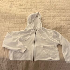 White Hoodie Jacket